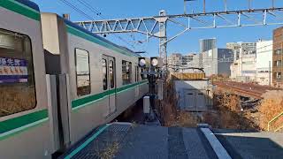 東京メトロ16000系49F　金町駅2番線発車　20250122 101133