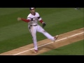 gillaspie barehands perfect bunt for the out