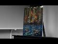 Painting a River in the Autumn Forest Landscape with Acrylics - Paint with Ryan