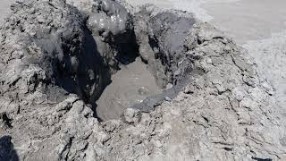 Qobustan mud volcanoes in Azerbaijan