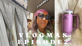 #VLOGMAS EPISODE 2 || NEW CURTAINS FROM ORIENTAL PLAZA || TEMU ORDER HAUL || STANLEY CUP IS HERE ||