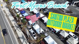 Santini Plaza Outdoor Farmers Market on Fort Myers Beach