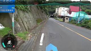 サイクリング　石廊崎 静岡県道16号 下田石廊松崎線 時計回り