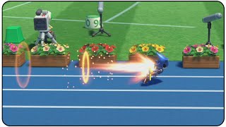 Mario & Sonic at the Rio 2016 Olympic Games (Wii U) - All Characters 4 x 100m Relay Gameplay