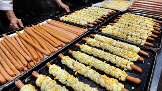 넋 놓고 보게되는 제과제빵 6편 몰아보기, 소시지빵, 크로와상, 마카롱, 베이글 | 6 more fun baking episodes to watch | Korean Dessert