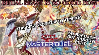 Ritual Beast Deck Profile! The Ultimate Tenpai Counter | Ranked Gameplay [Yu-Gi-Oh! Master Duel]