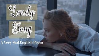 Lonely Song | Very Sad English Poem | Spoken Word Poetry | Sad Poetry Status | Depression Motivation