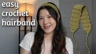 Crochet Basic Hairband Tutorial