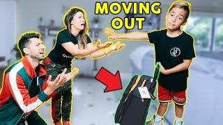 Telling My Parent's Im MOVING OUT PRANK *Bad Idea* | The Royalty Family