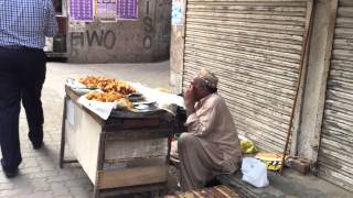 walk through street of sialkot pakistan