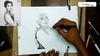 Triyaa Das Sketch || J.K Arts Studio ||