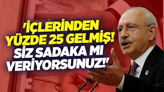 Kemal Kılıçdaroğlu: 'İçlerinden Yüzde 25 Gelmiş! Siz Sadaka mı Veriyorsunuz!' | KRT Ana Haber