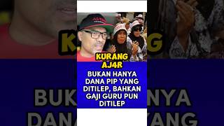 Bukan hanya dana PIP yang ditilep pihak sekolah, gaji guru pun ditilep #shorts #news