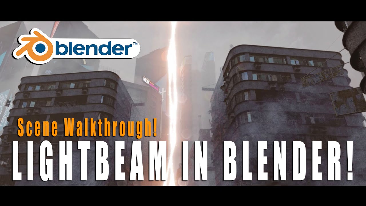 Blender 3d LightBeam Scene Walkthrough: Atmospheric Add-on For Blender ...