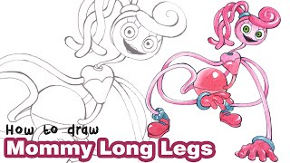 How to draw Mommy Long Legs | Poppy Playtime | Drawing Tutorial