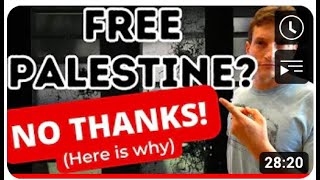 ¿Palestina libre? ¡No gracias! La perspectiva israelí que probablemente nunca habías escuchado.