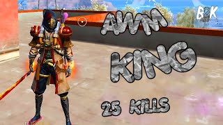 [mini] B2K AWM KING| CRAZY GAMEPLAY WATCH FULL AND ENJOY 25 KILLS|