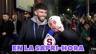 Saprissa gana ante Vancouver sobre la hora 💜🤍  En vivo desde las afueras del Ricardo Saprissa