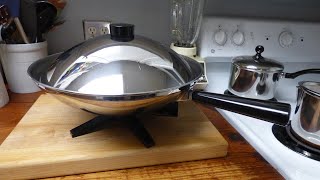 Farberware Stainless Steel Electric Wok Clean and Polish