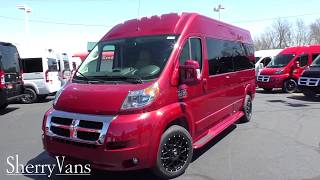 2018 Ram ProMaster Conversion Van - Sherry Vans 9 Passenger In-Depth Walkthrough | 28269T