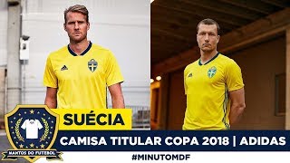 Camisa titular da Suécia Copa do Mundo 2018 Adidas