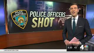 Video Shows Shooting That Sent 2 NYPD Officers to Hospital | NBC New York