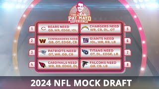 FINAL 2024 NFL Mock Draft | NFL First Round Mock Draft + Sleeper RB and WR