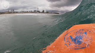 FIRST SURF BODY GLOVE BODYBOARD! SHOREBREAK. POV. BODYBOARDING. PALM BEACH. GOLD COAST. INCUBUS