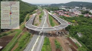 ความก้าวหน้าของโครงการรถไฟทางคู่ ช่วงมาบกะเบา-ชุมทางถนนจิระ สัญญาที่ 1 ประจำเดือนเมษายน 2564