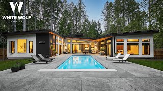 Stunning U-Shaped Vancouver Island Custom Home in North Saanich, BC