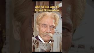 【365 Bio】Jan 14 Albert Schweitzer, Happy Birthday 🎂 🎉🩺👨‍⚕️