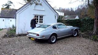 Aston Martin V8 exhaust sound 1