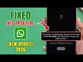 How To Fix WhatsApp Update Problem! [Out of Date Issue Solved]