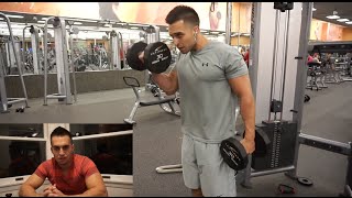 Blasting arms workout with Dennis!