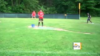 MLB umpire calls amazing wiffle ball homerun rob