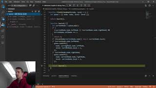 JavaScript: Minimum Depth of Binary Tree (ENG)