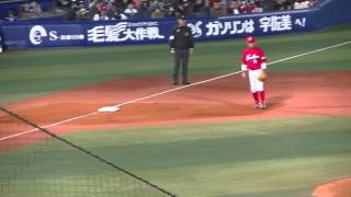 2015年3月31日　横浜ＤｅＮＡ－広島　関根選手のヒット