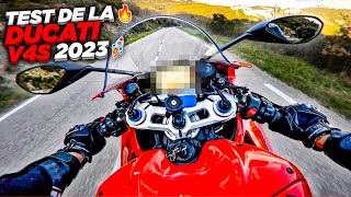 TEST DE LA DUCATI V4S 2023 🔥😈 UNE MOTO GP DE 229 CV