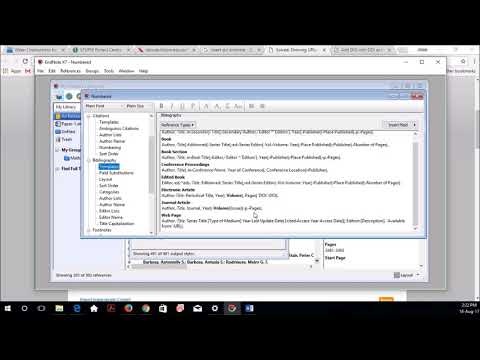 How do you insert a DOI in Word?