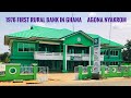 AGONA NYAKROM ROAD TRIP II TOWN TOUR  FIRST RURAL BANK IN GHANA