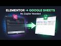 Connect Elementor Form to Google Sheets | Free AI Automation | Ottokit plugin