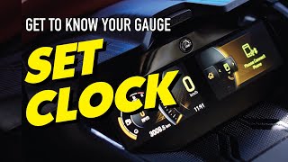 Set Clock BRP Premium 7.8inch Panoramic Gauge | Get to Know your Gauge BRP Ski-Doo, Sea-Doo, Spyder