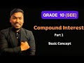 Compound Interest Class 10  || Basic Concept ||  Solution || Grade 10 Maths  || SEE || Part 1