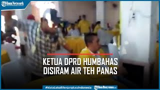 Viral Ketua Fraksi Golkar Siram Teh Panas ke Ketua DPRD Humbahas
