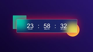 Create Stunning Digital Clock with HTML, CSS & JavaScript