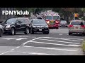 **major horn use** fdny squad 288 hauling down 69th street with its 2nd piece