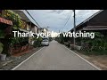 cycling along chiang khan walking street loei thailand thailand walking tour【4k】60 fps