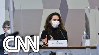 Luana Araújo: médica surpreende e 'rouba a cena' durante depoimento na CPI da Pandemia | LIVE CNN