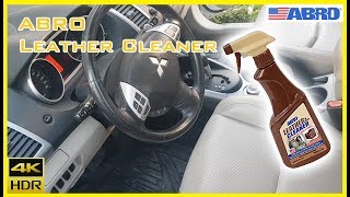 ABRO Leather Cleaner Testing