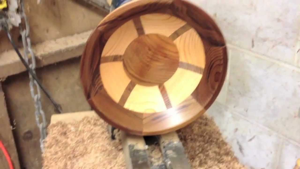 Making A Segmented Bowl On The Wood Lathe - YouTube